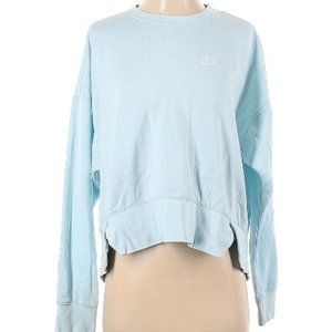 Nike Sweater Sky Blue Logo Crewneck